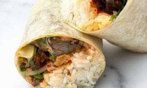 Korean BBQ Beef Burrito